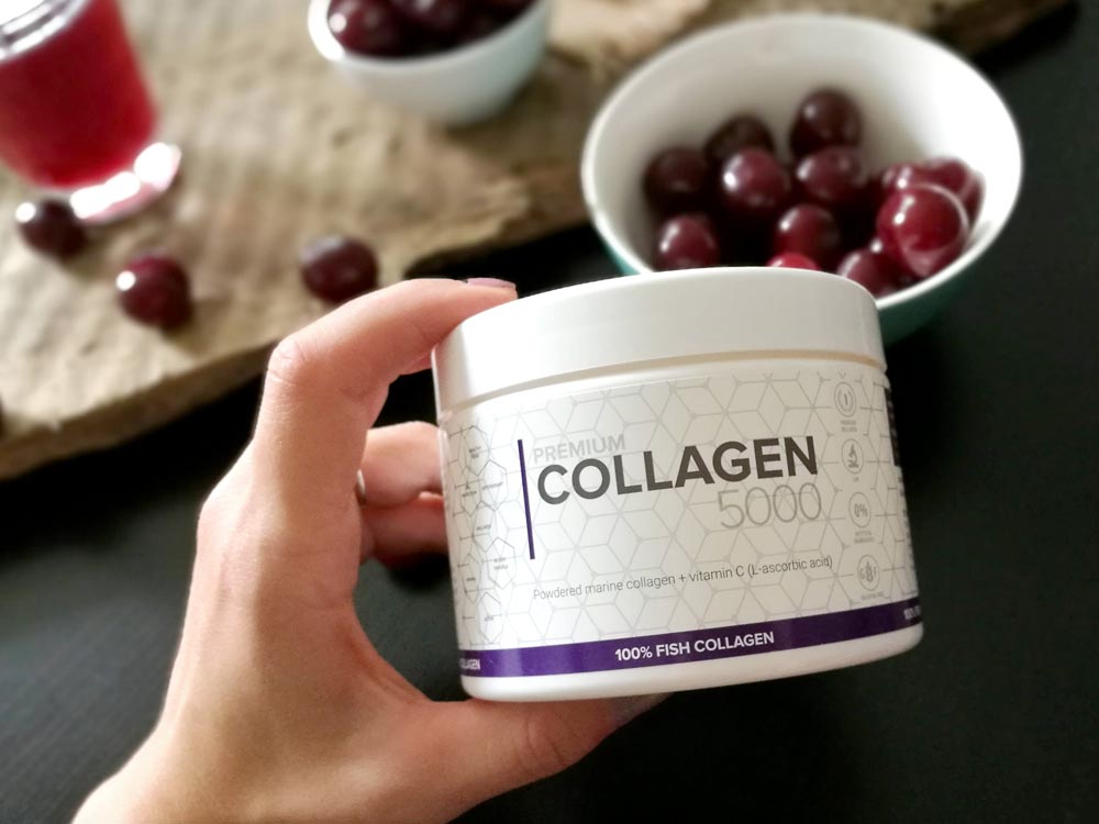 premium collagen 5000 w ręku